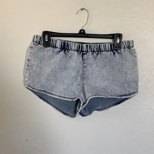 Blue Denim Lounge Shorts Size Large